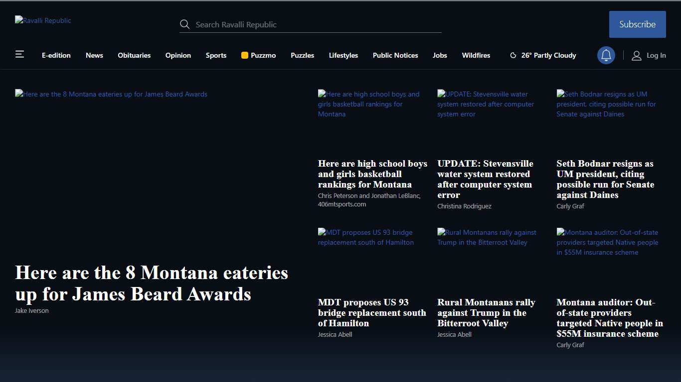 Ravalli Republic | Breaking News | | Read Hamilton, MT and Montana breaking news. Get latest news, events and information on Montana sports, weather, entertainment and lifestyles.